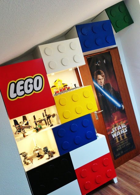 Almacenamiento de pared LEGO